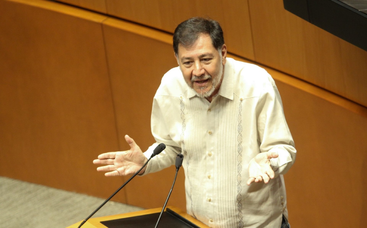 El diputado Gerardo Fernández Noroña durante una sesión de la Comisión Permanente. | Cuartoscuro