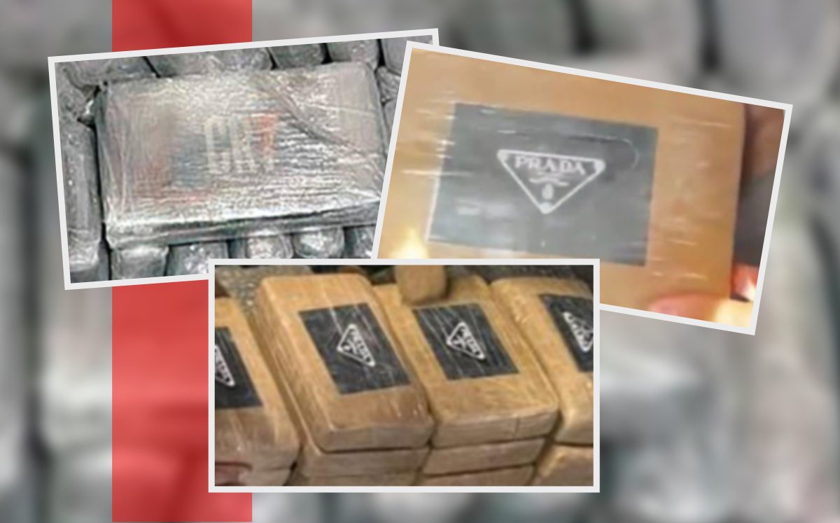 La incautación de la droga ha sido con el logo de las presuntas marcas de lujo. (AP)