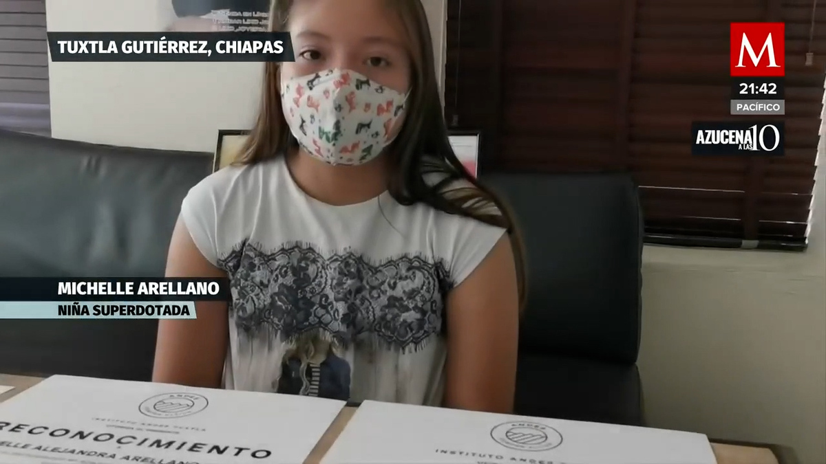 Niña genio en Chiapas entrará a la universidad con sólo 9 años