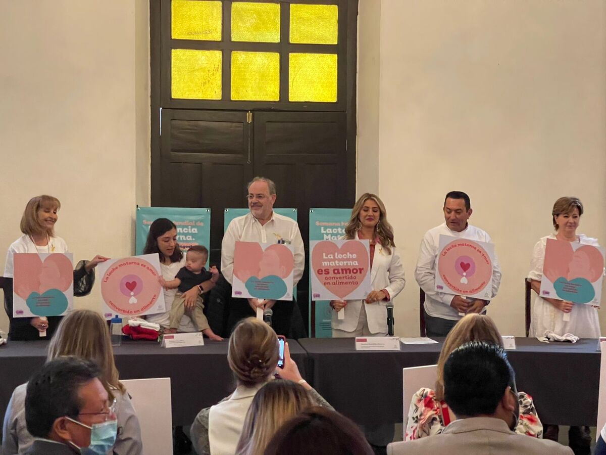 Salud Jalisco presenta campaña de lactancia materna (Karla Victoria Rodríguez)