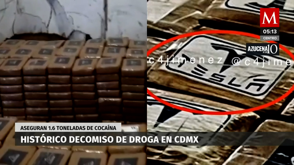 Supera la tonelada y media el decomiso de coca en ruta a Tepito