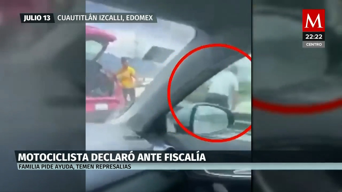 Buscan al agresor de un motociclista en Cuautitlán Izcalli