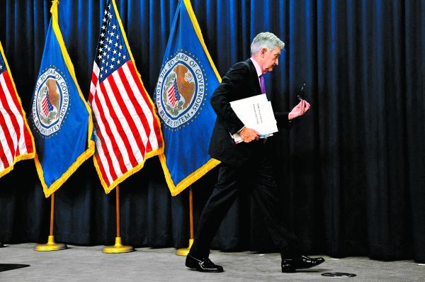 Jerome Powell, presidente del banco central estadunidense. Elizabeth Frantz/Reuters