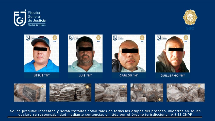Las 4 personas son originarias de Durango.