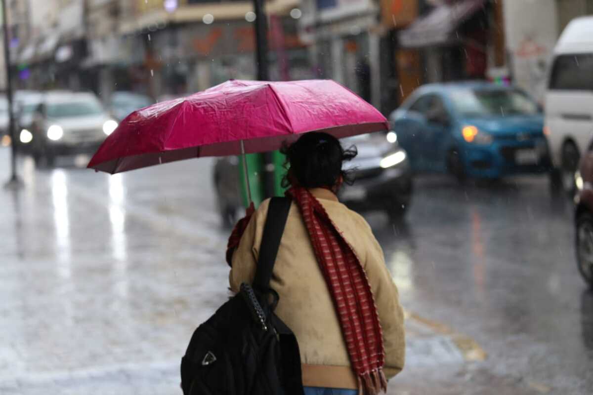 Lluvia en Hidalgo. (Jorge Sánchez)