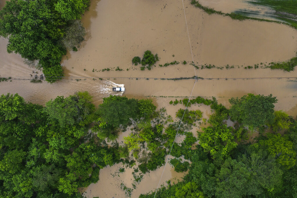 En Virginia y el sur de Virginia Occidental se produjeron tormentas eléctricas con lluvias intensas en los últimos días. (AP)