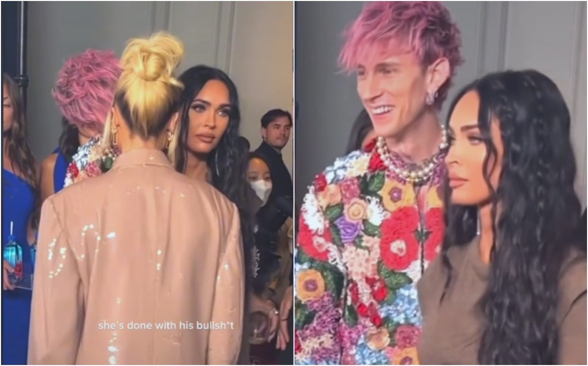 Captan incomodo momento entre Megan Fox y Machine Gun