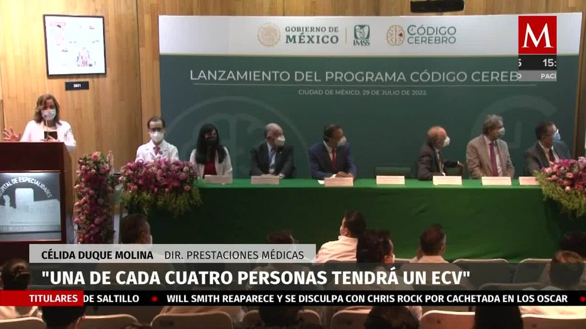 IMSS lanza programa 'Código Cerebro'