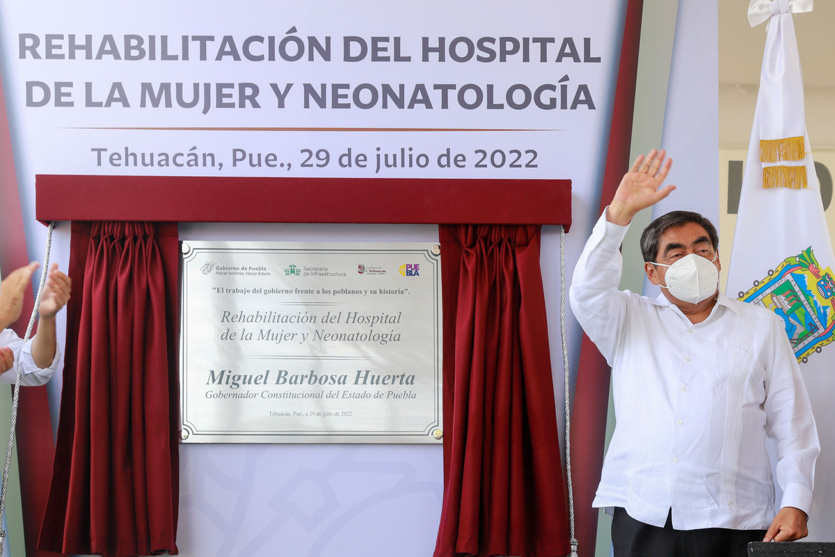Miguel Barbosa inauguró la rehabilitación del Hospital de la Mujer y Neonatología de Tehuacán | Especial