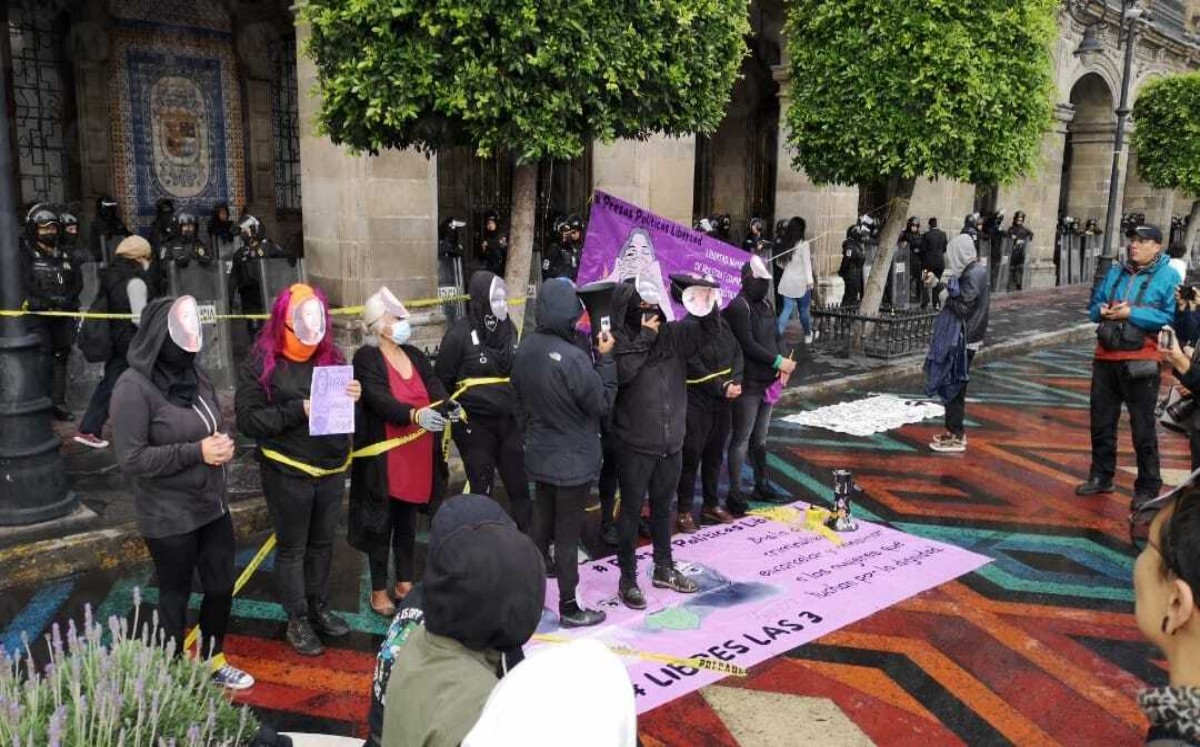 Las mujeres llevarán a cabo un performance artística para visibilizar la represión ejercida. | Jorge Becerril