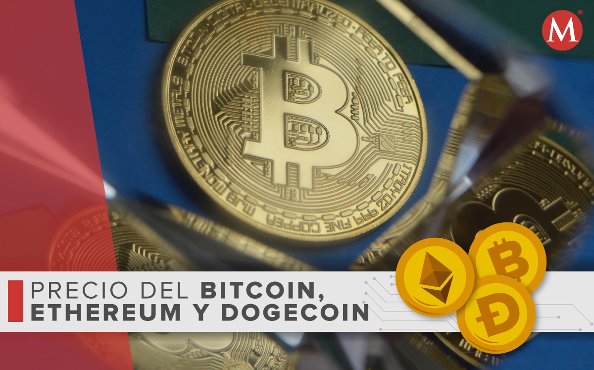 Precio-bitcoin ethereum dogecoin-HOY.  29-julio 2022. México