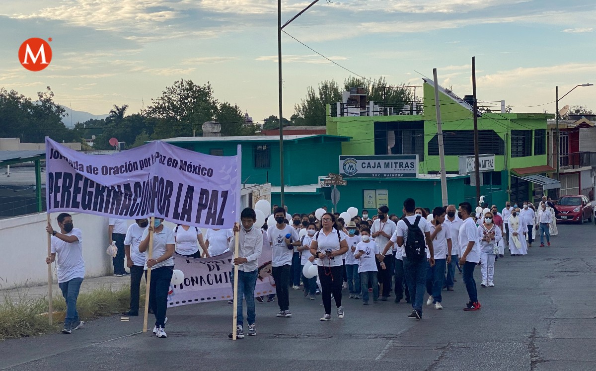 Realizan marcha por la paz en Ciudad Victoria. (Antonio Hernández)