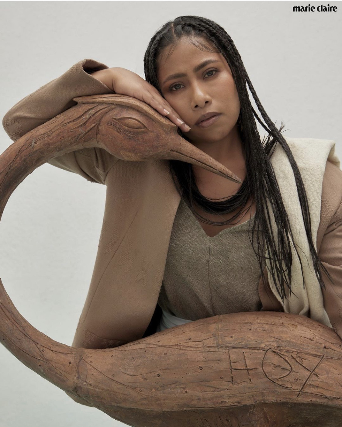 Yalitza Aparicio 2 en Marie Claire vía @yalitzaapariciomtz