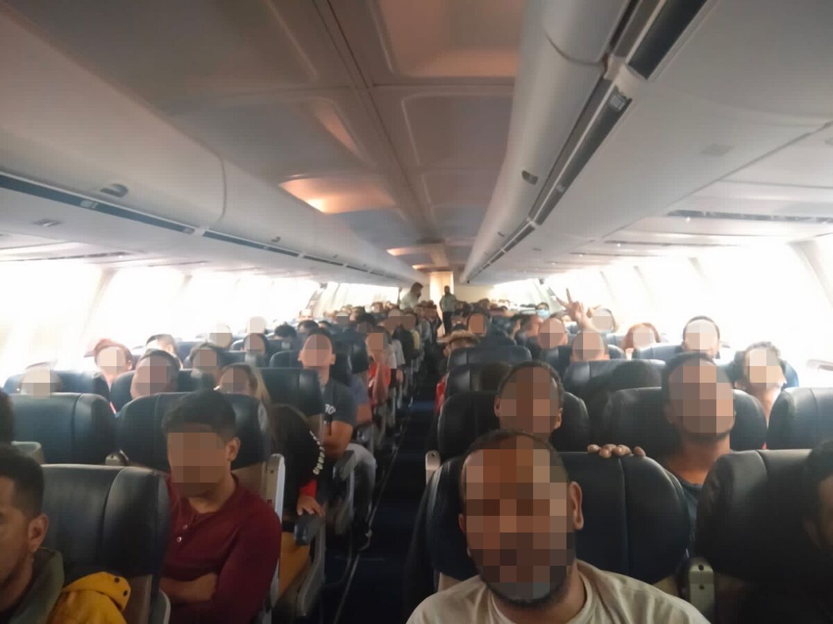 Los migrantes fueron deportados esta tarde. (Tomada de @INM)