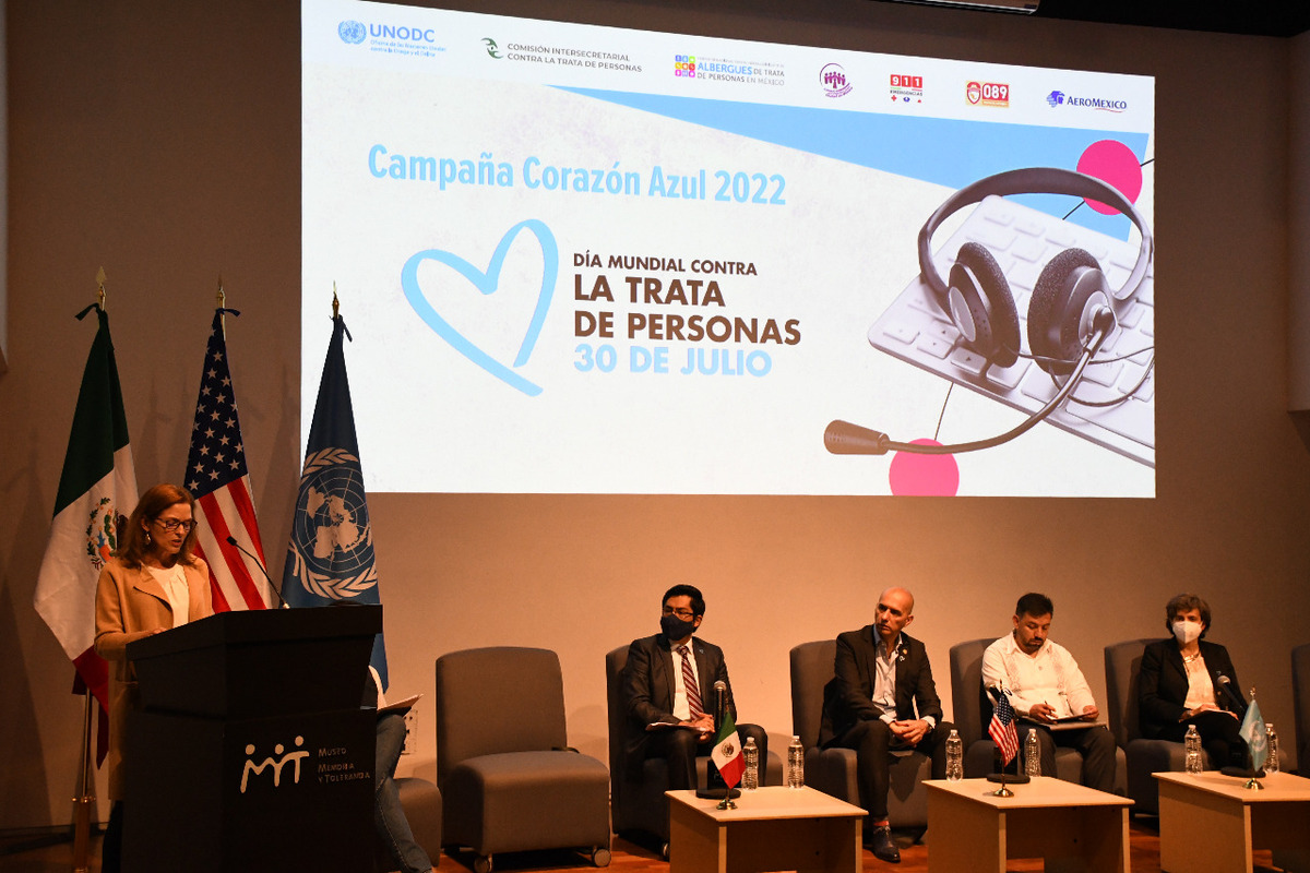 Presentación de la campaña con funcionarios y representas de la Undoc. (Especial)