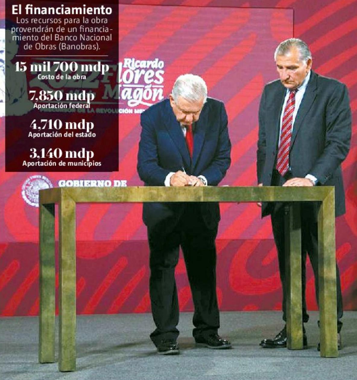El presidente Andrés Manuel López Obrador firmó un decreto para aprovechar el agua concesionada a particulares en Nuevo León y destinarla a uso domést