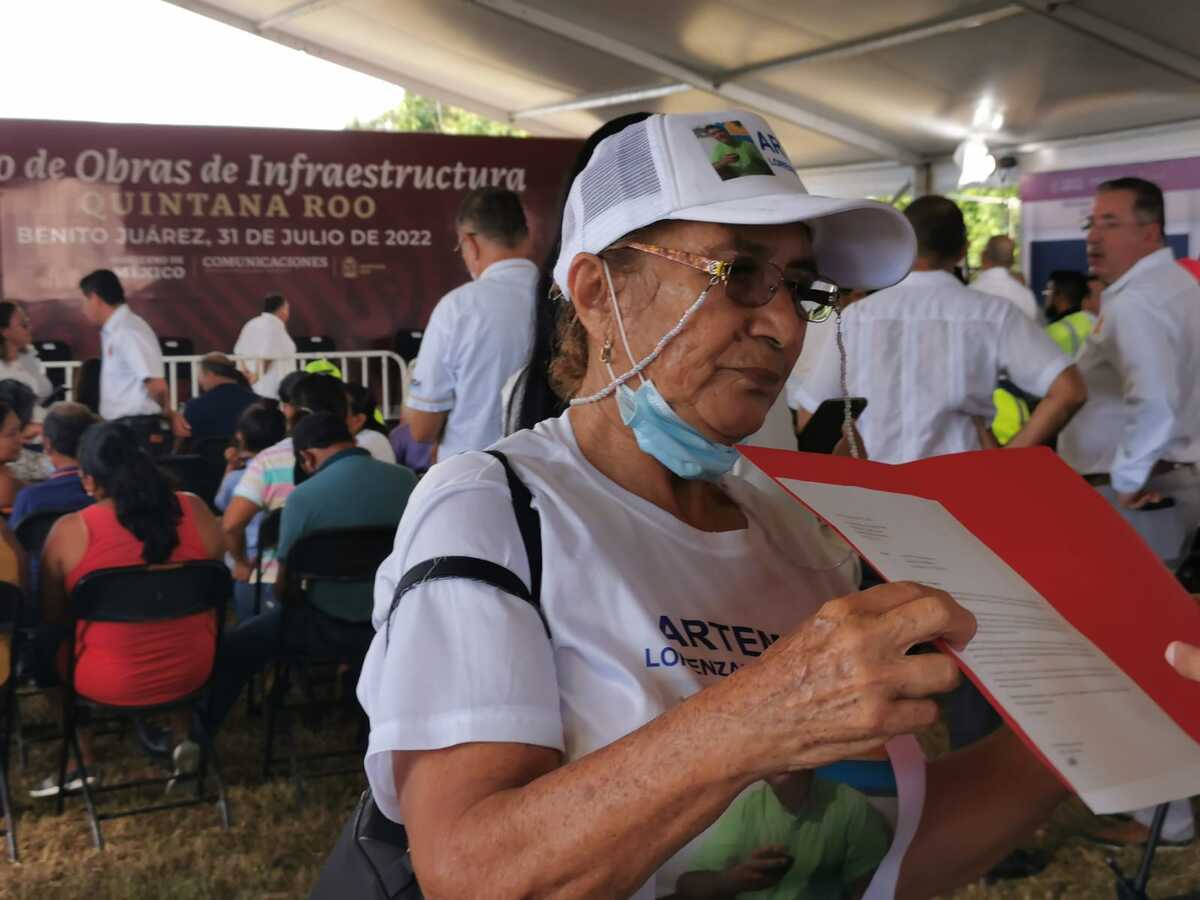 Acudió a la presentación del presidente en Quintana Roo. (Rafael Martínez)