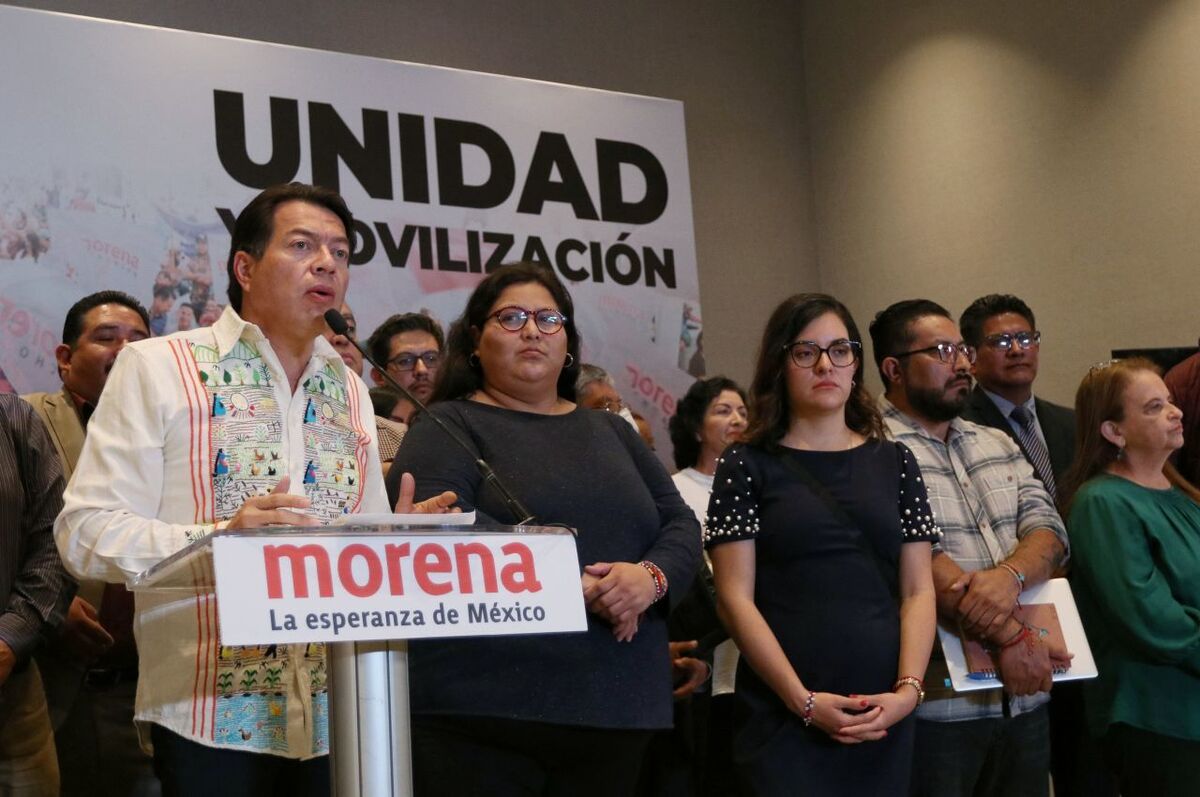 El líder Nacional de Morena, Mario Delgado. (Cuartoscuro)