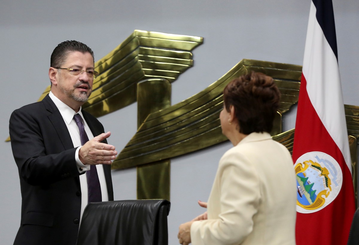 Rodrigo Chaves, presidente de Costa Rica. (Reuters)