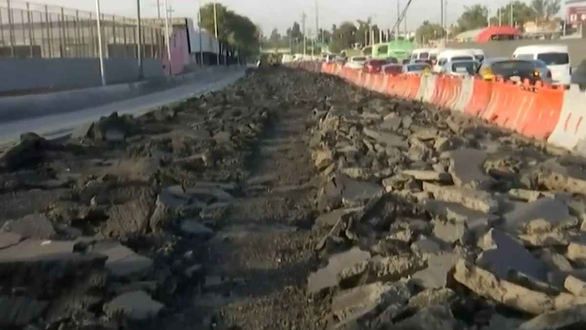 Afectación vial en Insurgentes Norte por trabajos de repavimentación