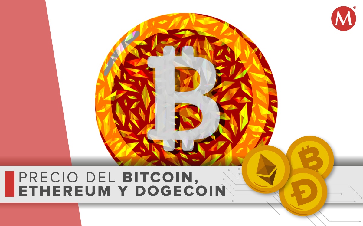 Precio-bitcoin ethereum dogecoin-HOY.  1-agosto 2022. México