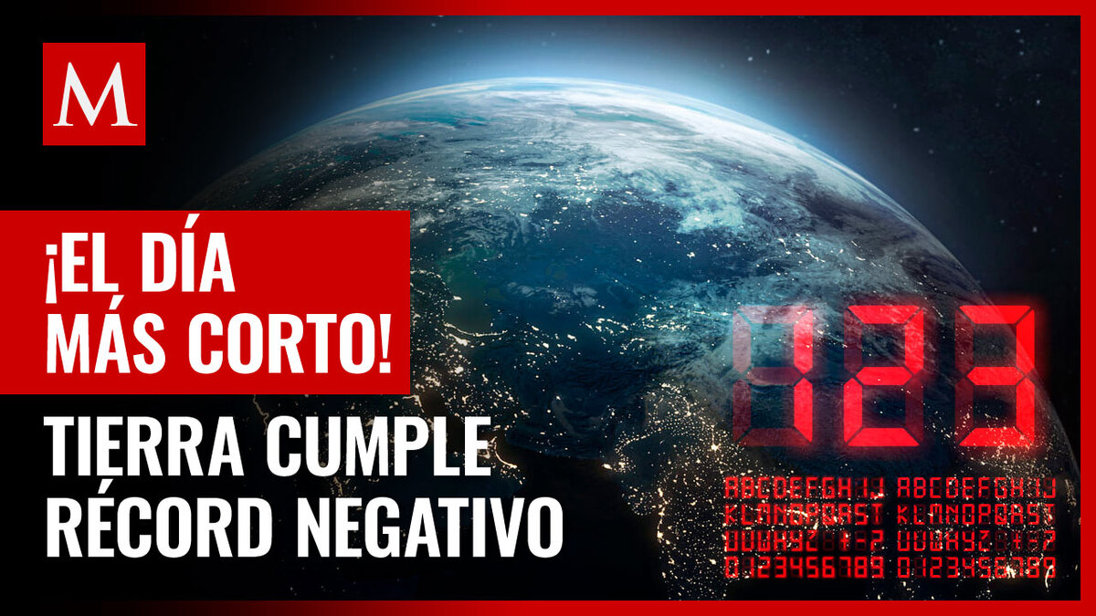 Tierra cumple récord de rotación; da vuelta en menos de 24 horas