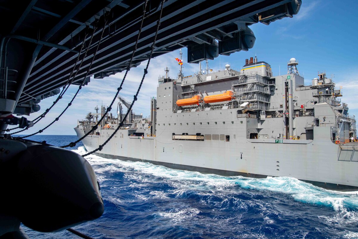 El portaaviones "USS Ronald Reagan". (Twitter)