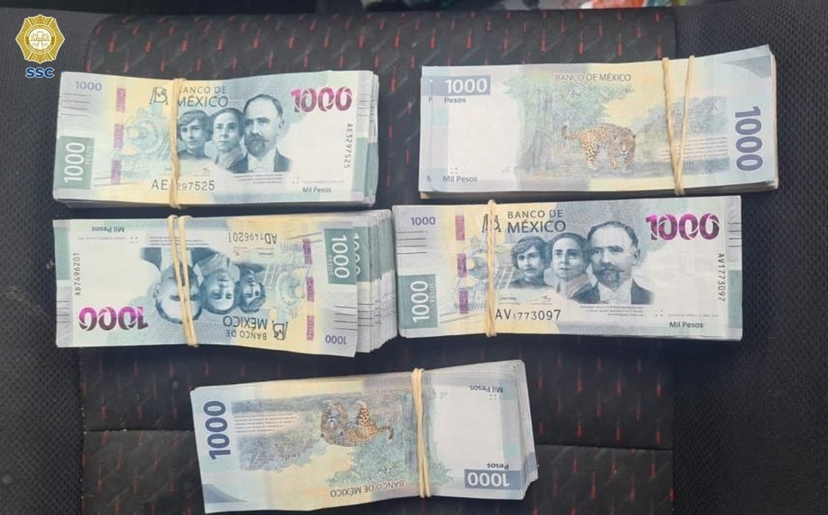 En la revisión se encontraron 455 mil pesos.
