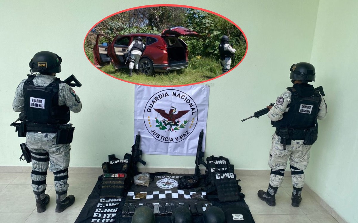 Guardia Nacional asegura camioneta con armamento en Irapuato / Especial
