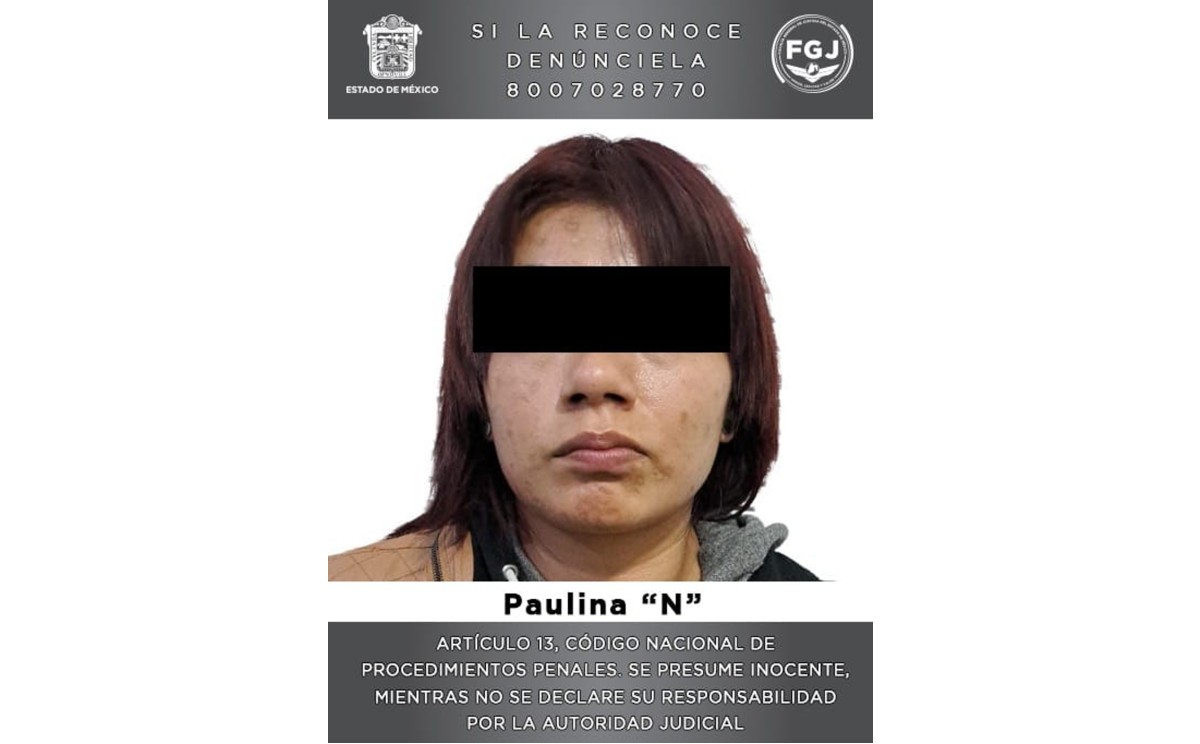 La mujer fue ingresada al Centro Penitenciario de Almoloya de Juárez.