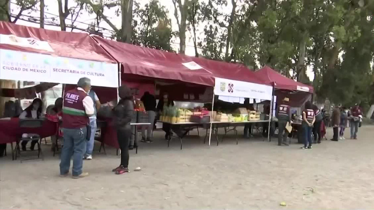 Realizan Feria del Bienestar en Azcapotzalco