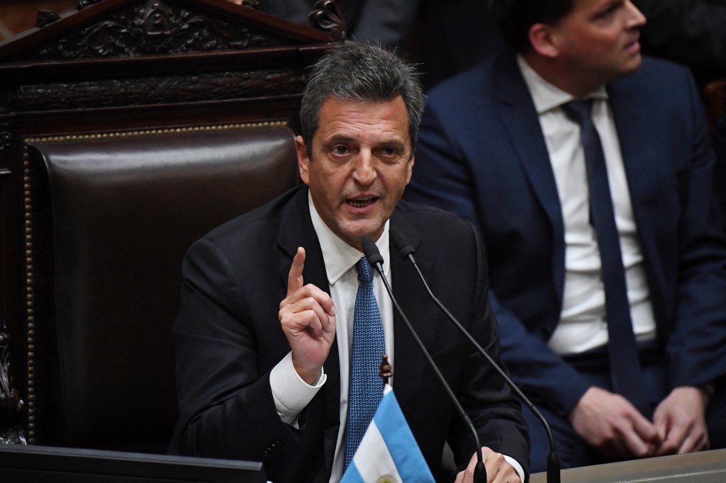 Sergio Massa, ministro de Economía de Argentina. (AFP)