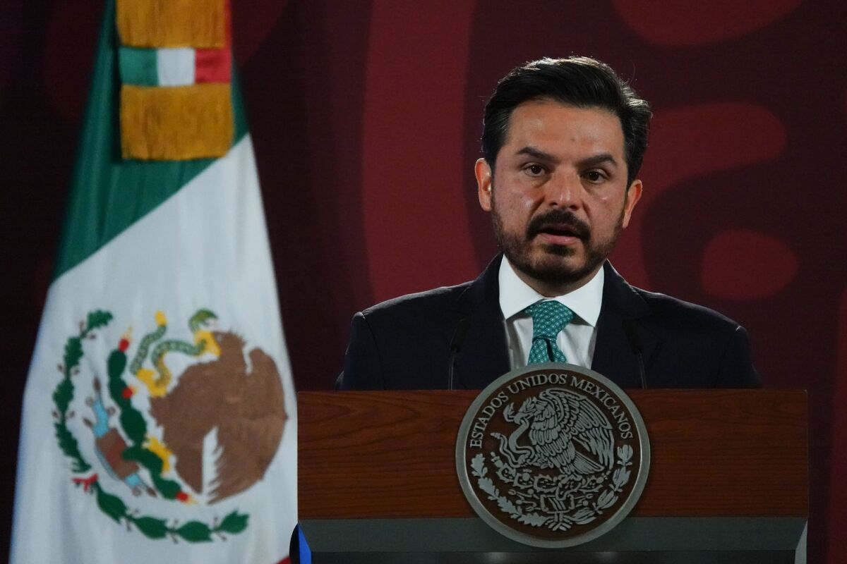 Zoé Robledo, director del IMSS, durante conferencia de prensa. | Cuartoscuro