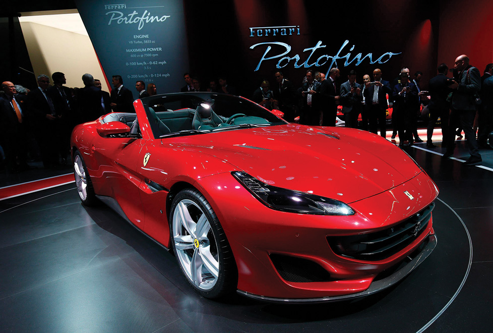 La mayor parte del crecimiento de Ferrari procedió de las entregas del modelo Portofino M y F8.