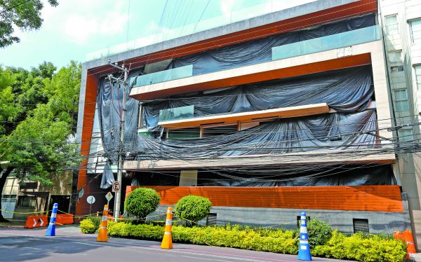 Edificio de Coyoacán, donde hubo un fallecido y al menos 20 lesionados. Jorge Carballo