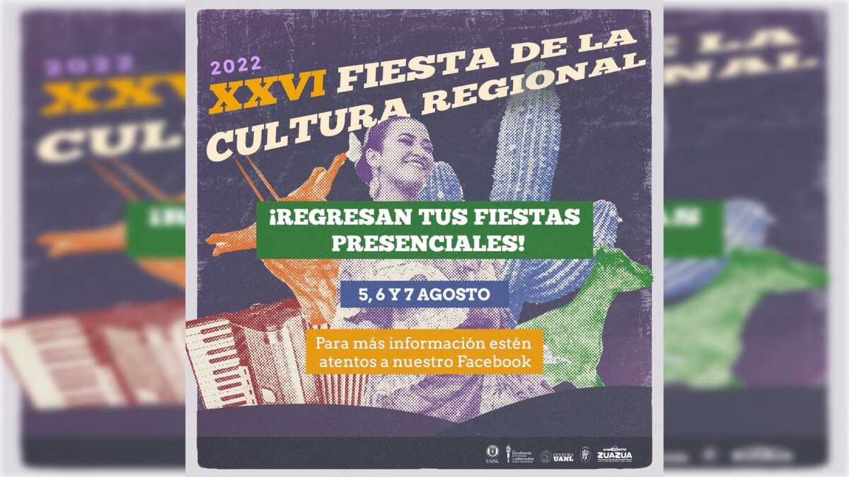 Fiesta de la Cultura Regional regresa a la presencialidad en Zuazua NL. Foto: Especial