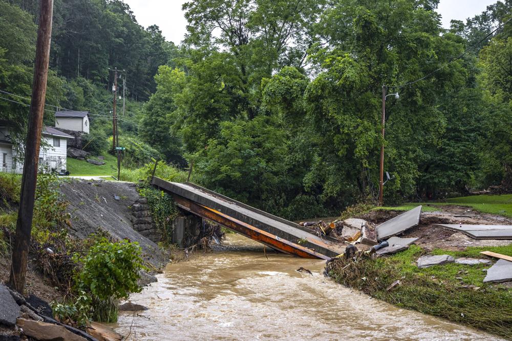 Inundaciones en Kentucky. (AP)