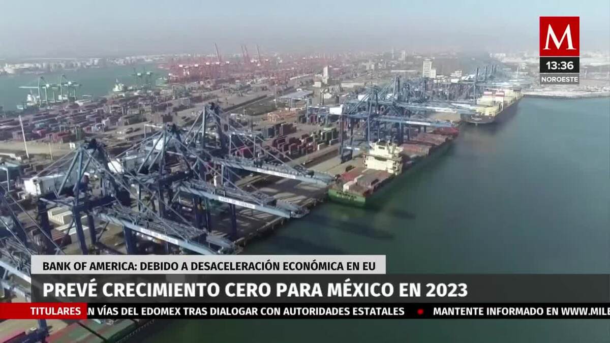 Prevén crecimiento cero para México en 2023
