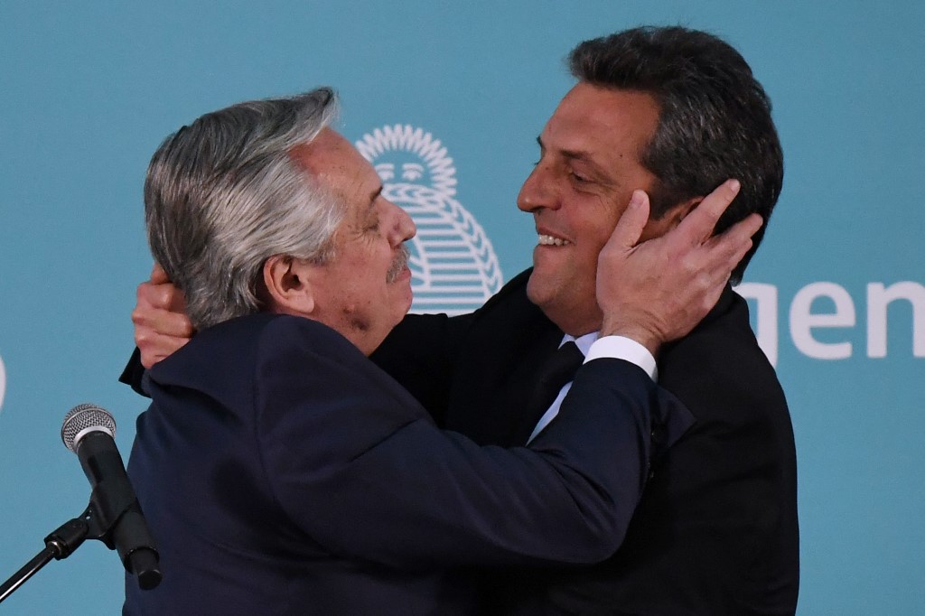 Sergio Massa asumió el nuevo "súper" ministerio de Economía. (AFP)