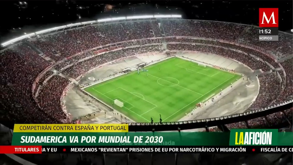 Sudamérica va por mundial de 2030