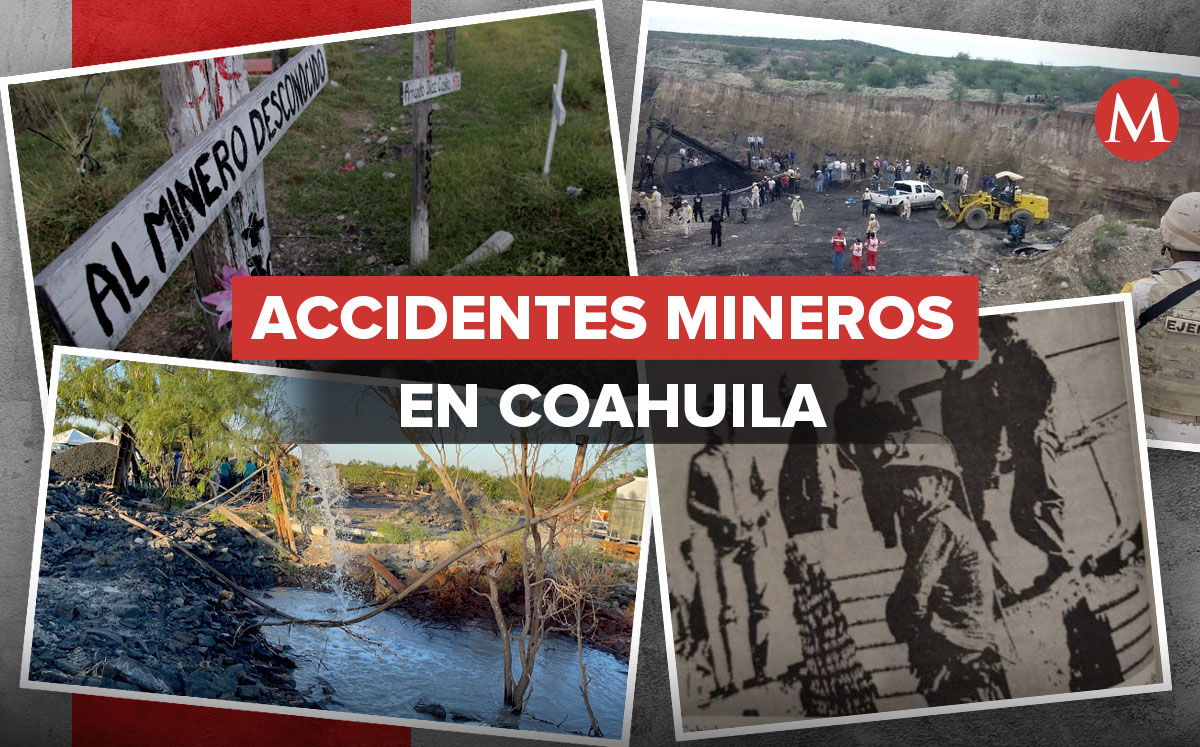 Accidentes trágicos en minas de Coahuila. | Especial