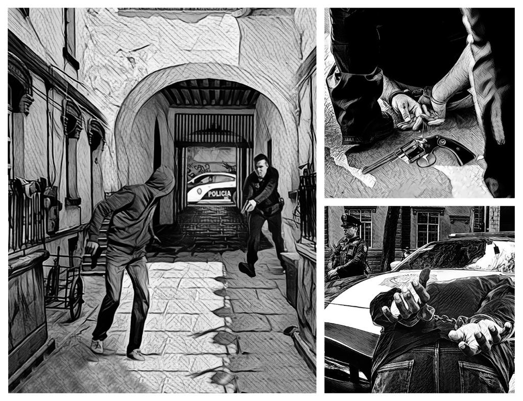 El agresor intentó esconderse en una vecindad.