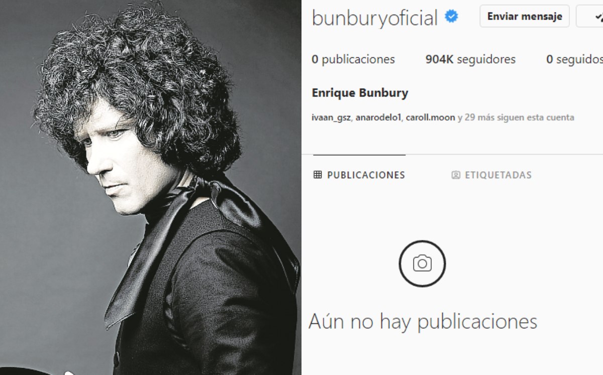 Bunbury elimina contenido de redes sociales