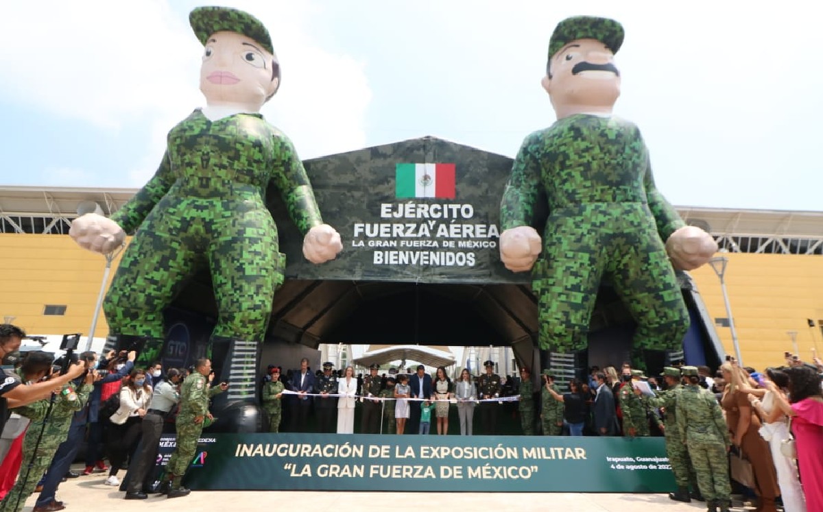 Exposición militar La Gran Fuerza de México en Irapuato es inaugurada / Dany Béjar