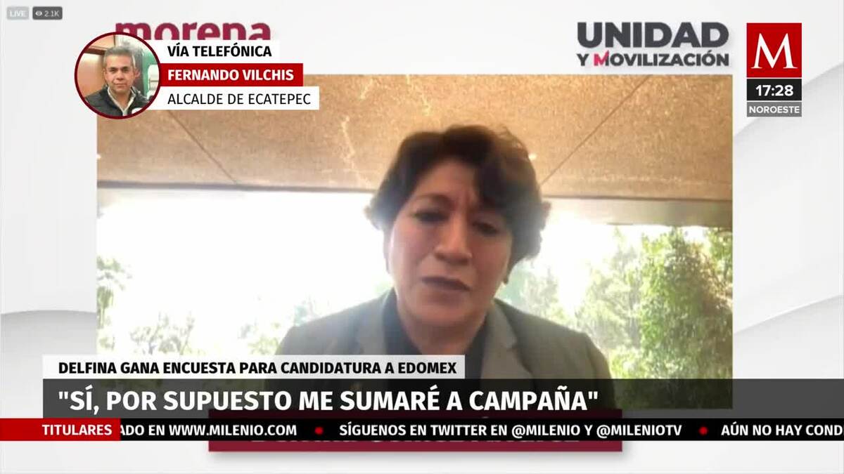 Fernando Vilchis apoyará a Delfina Gómez
