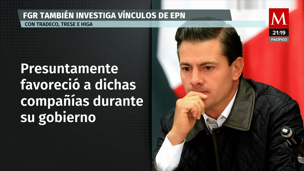 FGR también investiga nexos de Peña con Tradeco, Trese e Higa