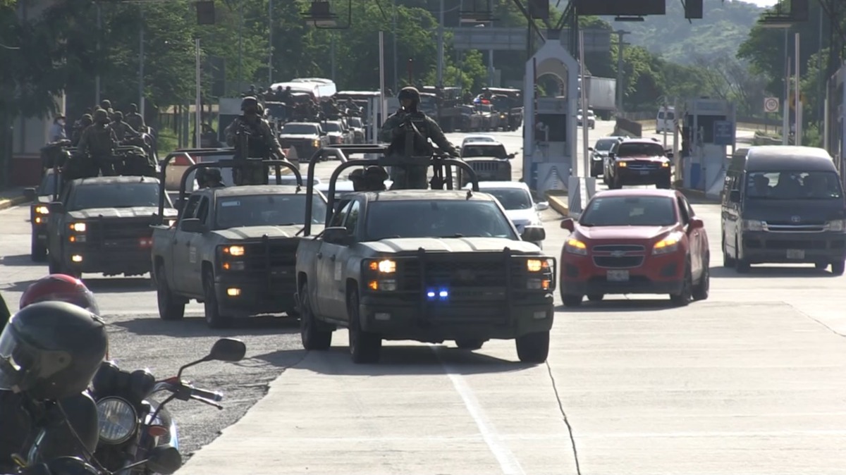 Militares llegan al puerto de Acapulco | especial