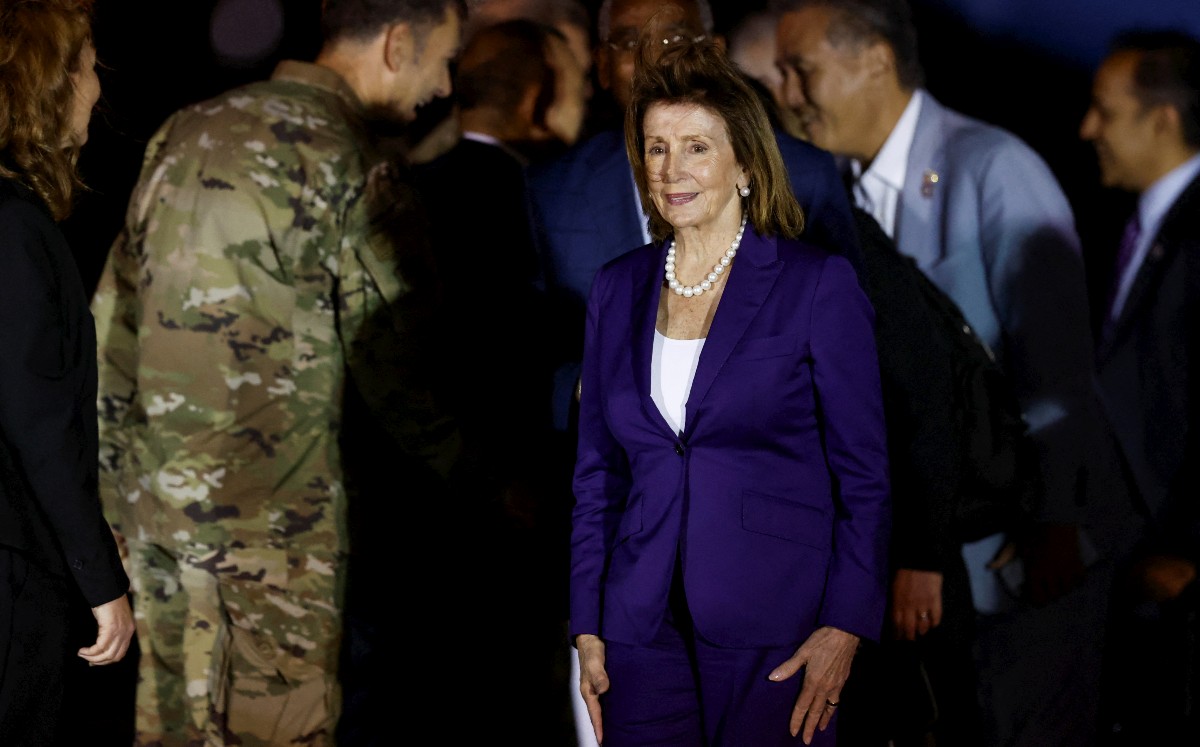 Nancy Pelosi llega a Japón. | Reuters