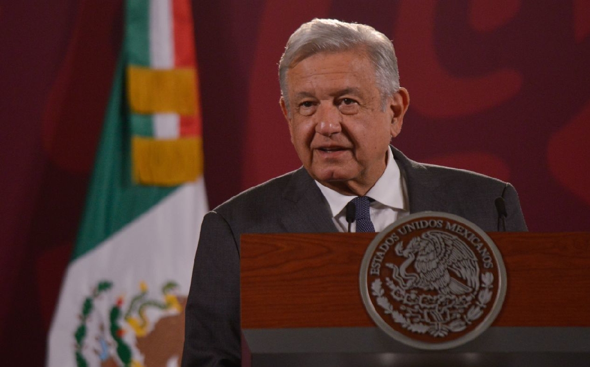 El Presidente durante su conferencia mañanera del 4 de agosto en Palacio Nacional. | Cuartoscuro