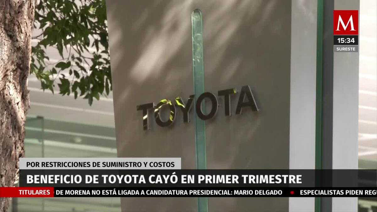 Toyota cayó en primer trimestre por restricciones de suministro